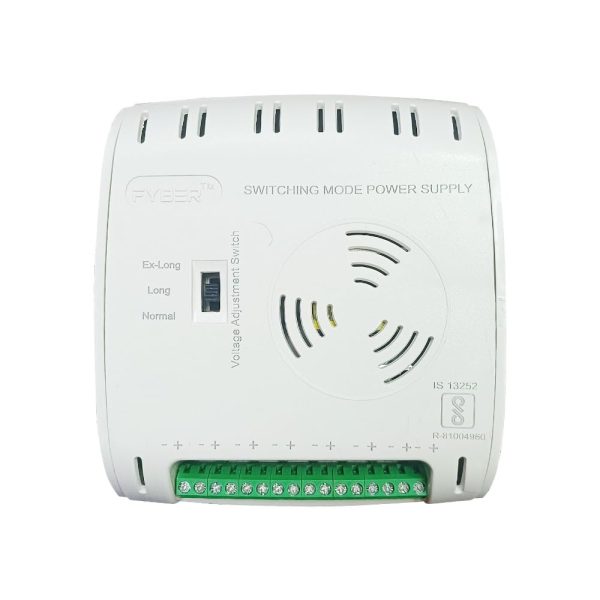 FYBER SMPS for CCTV Camera 8 Channel Power Supply 12 Volt Suitable for HD Analog Surveillance Dome Bullet Cameras Independent Series