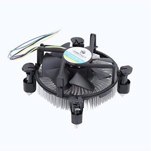 Zebronics CPU Cooling Fan | 775/1150/1155/1156 Socket | 90mm CPU Fan | Thermal paste Included