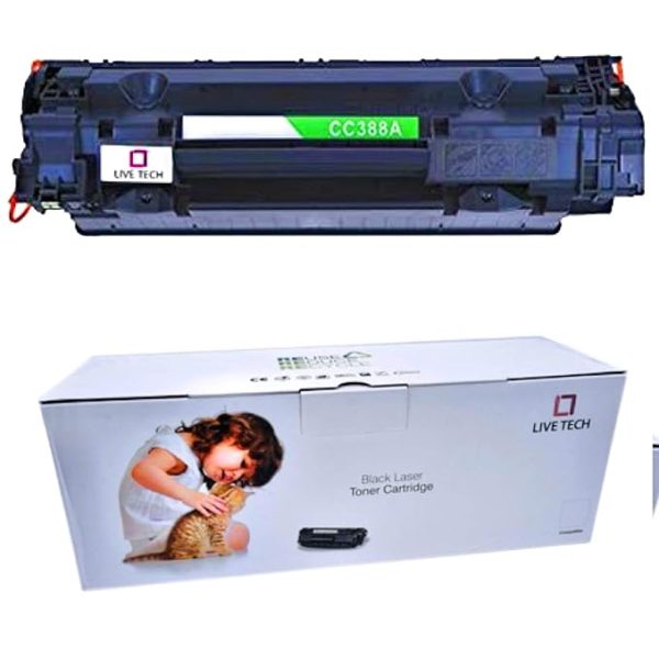 Live Tech 88A Black Laser Toner Cartridge Campatible for Laser Printer