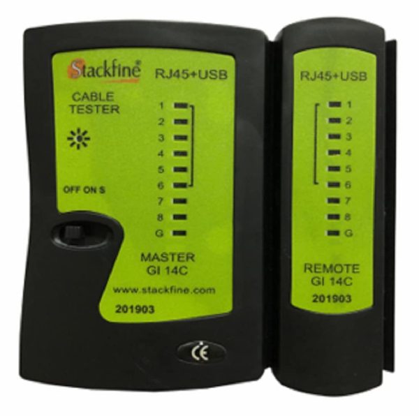 STACKFINE Cable Tester Rj 45 + Rj 11